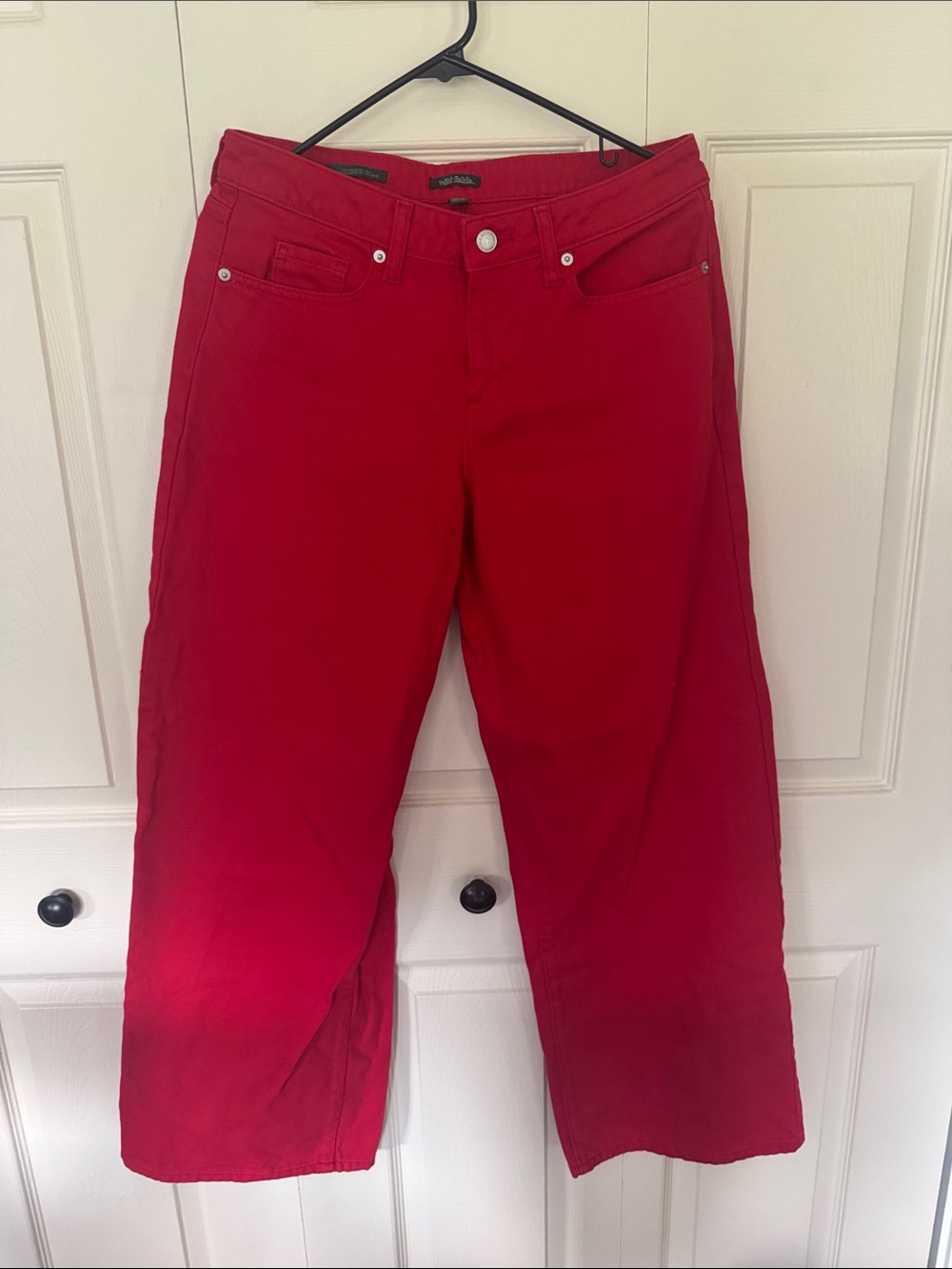 Wild Fable Red Low Rise Baggy Jean Size 4 Regular